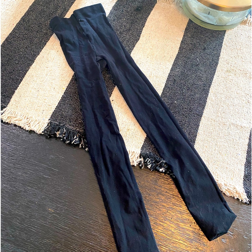 Girls Ballet Tights Black size 7-10